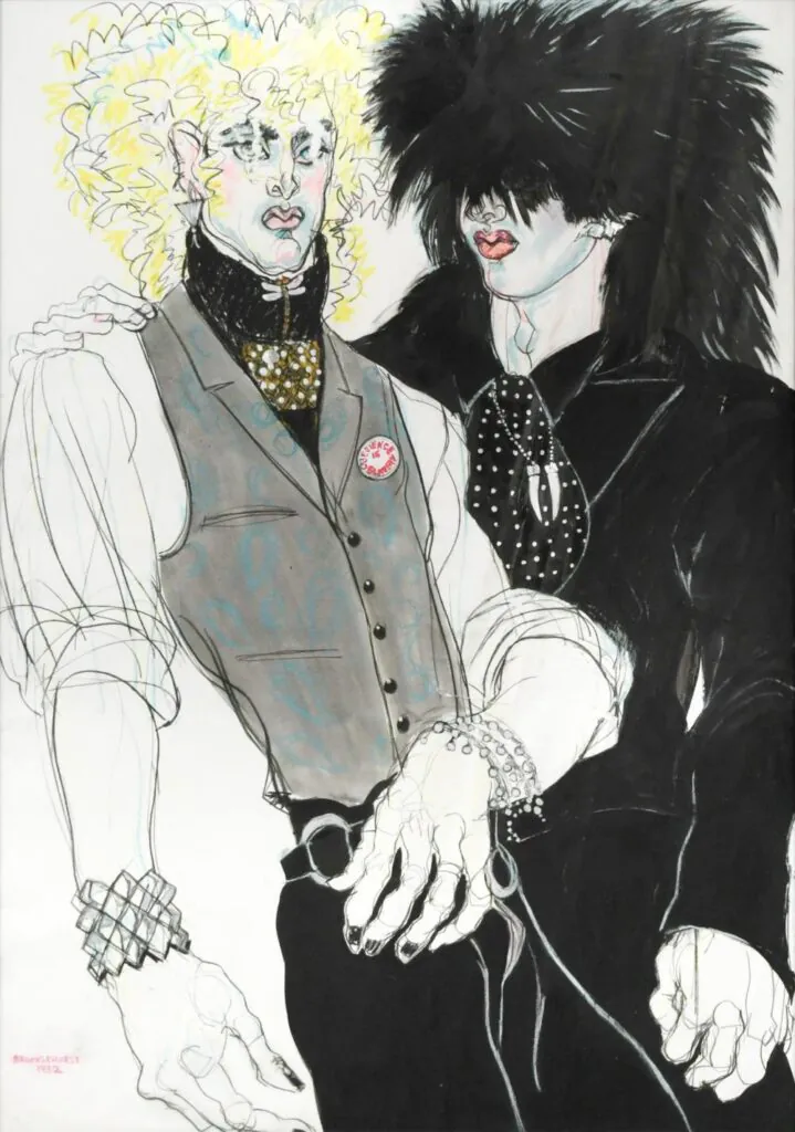 Jo Brocklehurst Punk Fashion Illustration