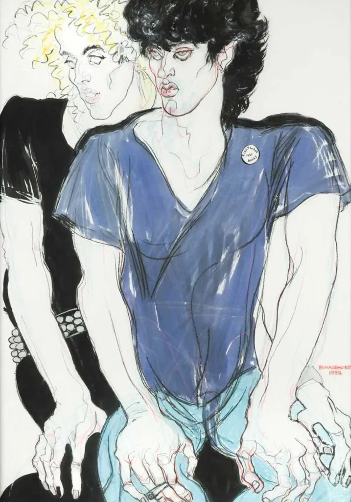 Jo Brocklehurst Punk Fashion Illustration
