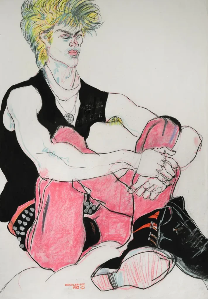 Jo Brocklehurst Punk Fashion Illustration