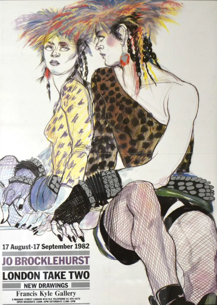 Jo Brocklehurst Punk Fashion Illustration