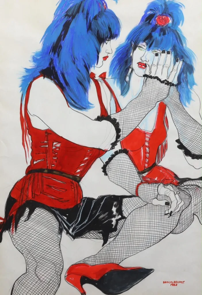 Jo Brocklehurst Punk Fashion Illustration