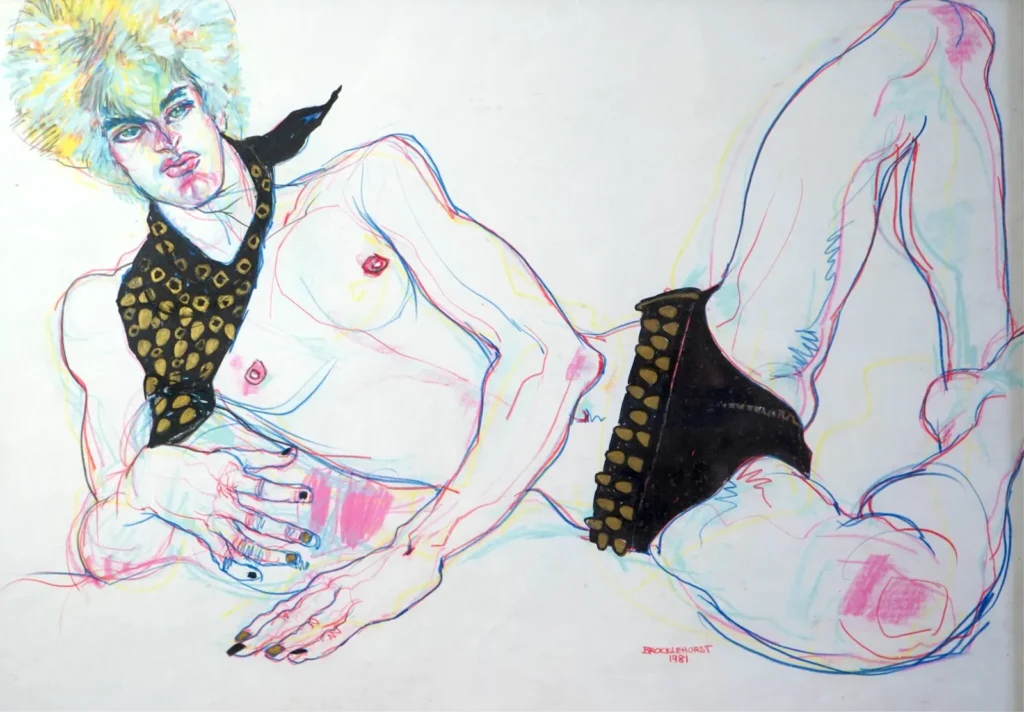 Jo Brocklehurst Punk Fashion Illustration