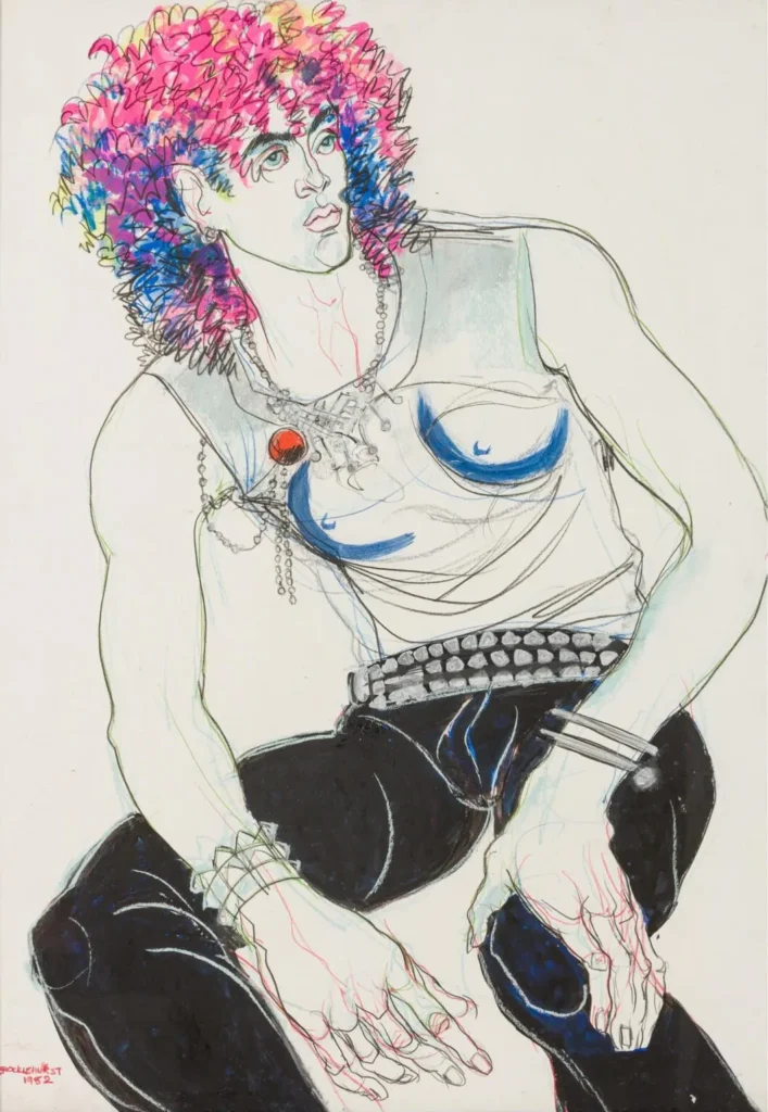 Jo Brocklehurst Punk Fashion Illustration