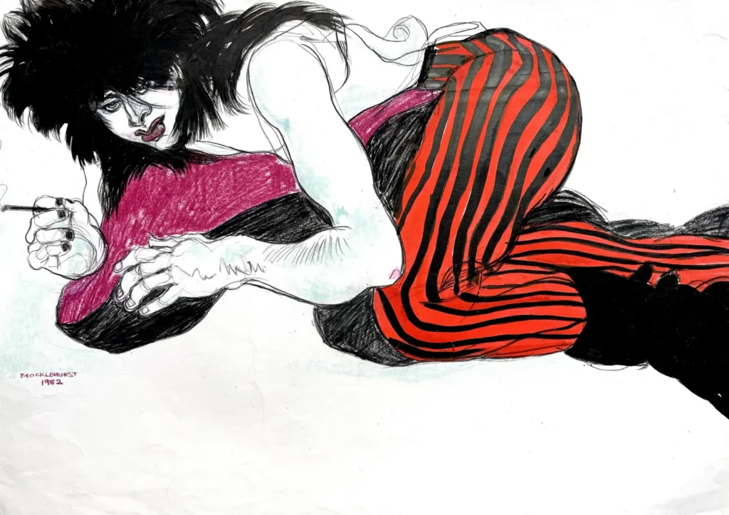 Jo Brocklehurst Punk Fashion Illustration
