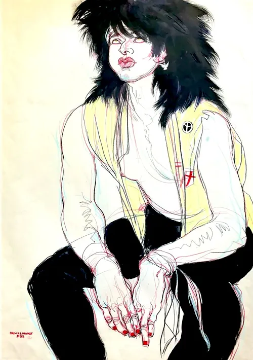 Jo Brocklehurst Punk Fashion Illustration