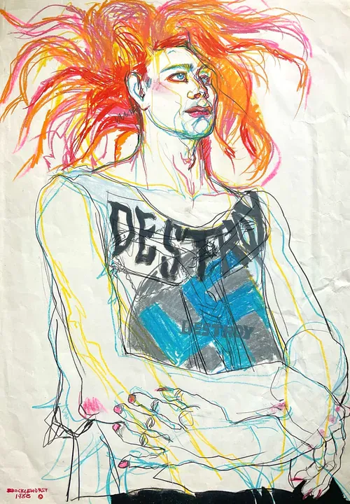 Jo Brocklehurst Punk Fashion Illustration
