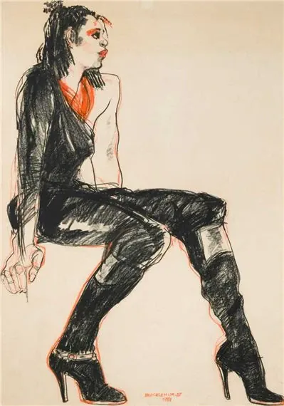 Jo Brocklehurst Punk Fashion Illustration