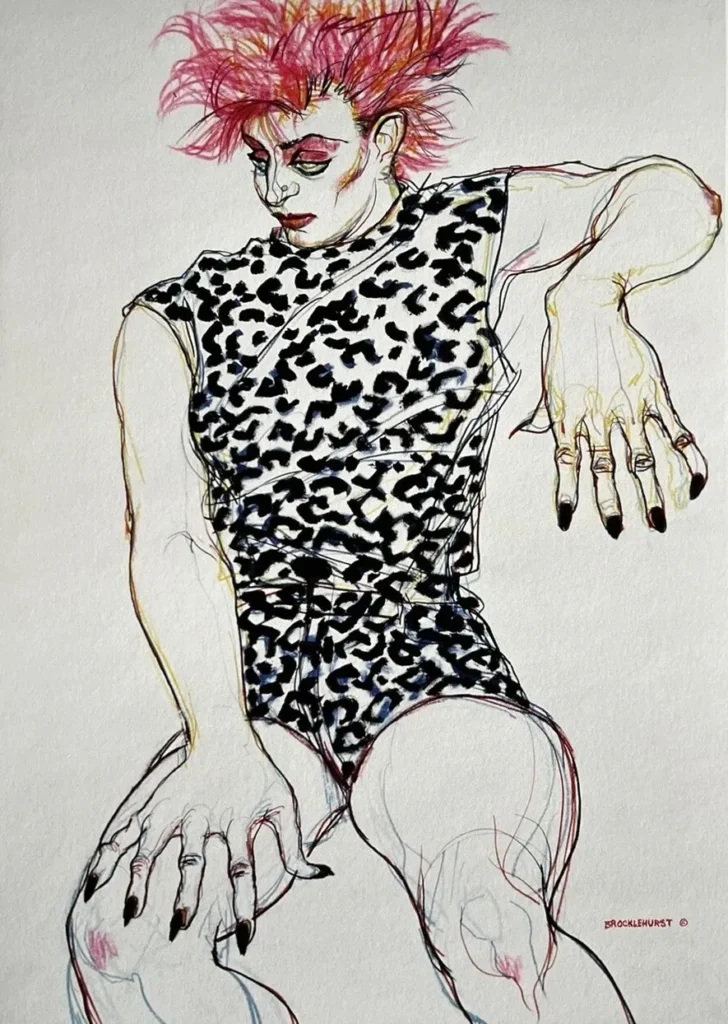 Jo Brocklehurst Punk Fashion Illustration