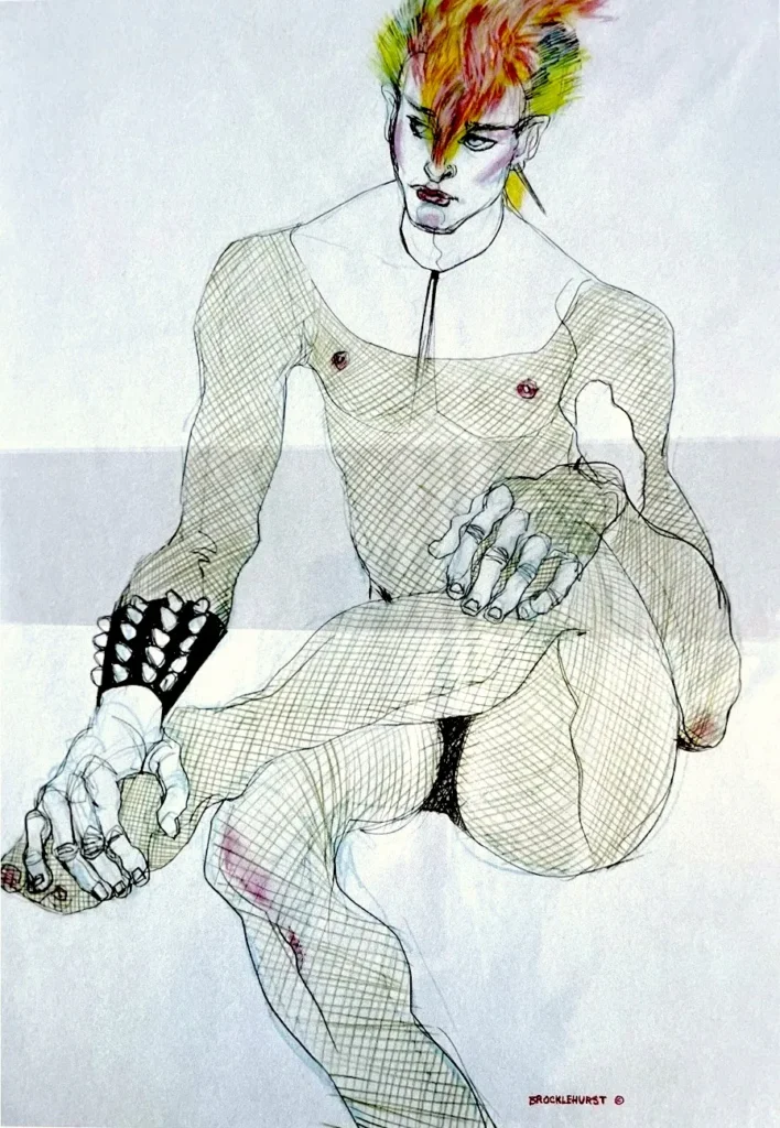 Jo Brocklehurst Punk Fashion Illustration