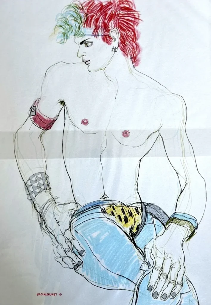 Jo Brocklehurst Punk Fashion Illustration