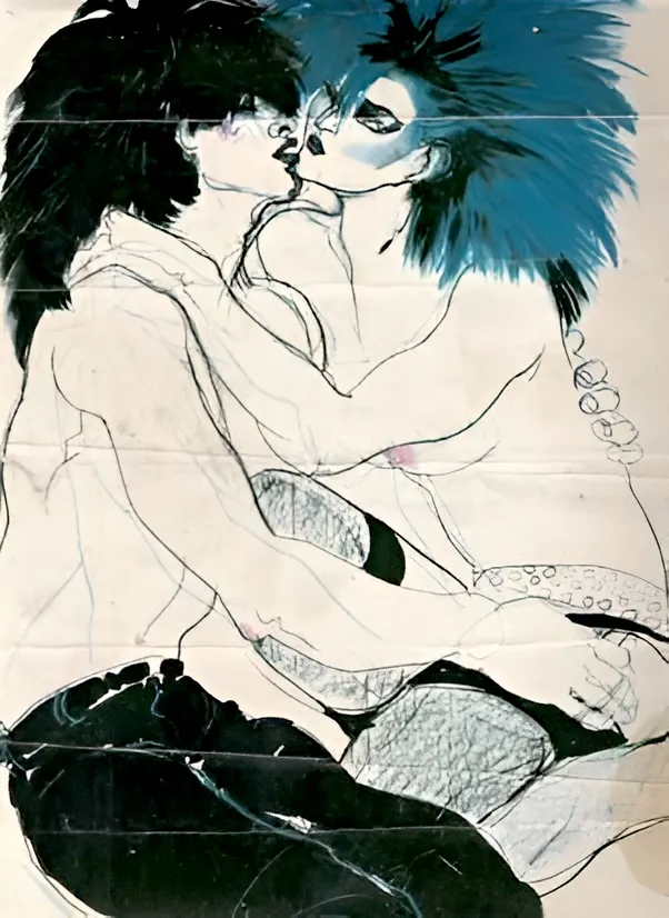 Jo Brocklehurst Punk Fashion Illustration