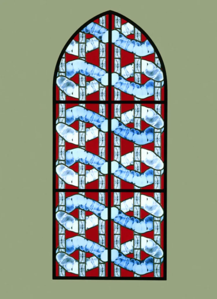 Wim Delvoye's X-Ray Gothic Stained Glass Art