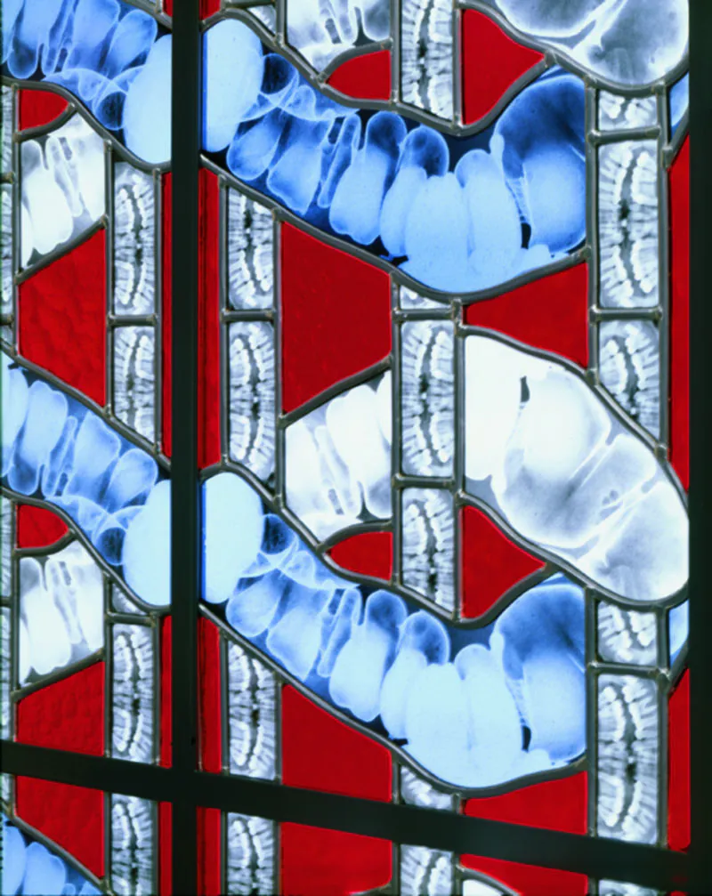 Wim Delvoye's X-Ray Gothic Stained Glass Art