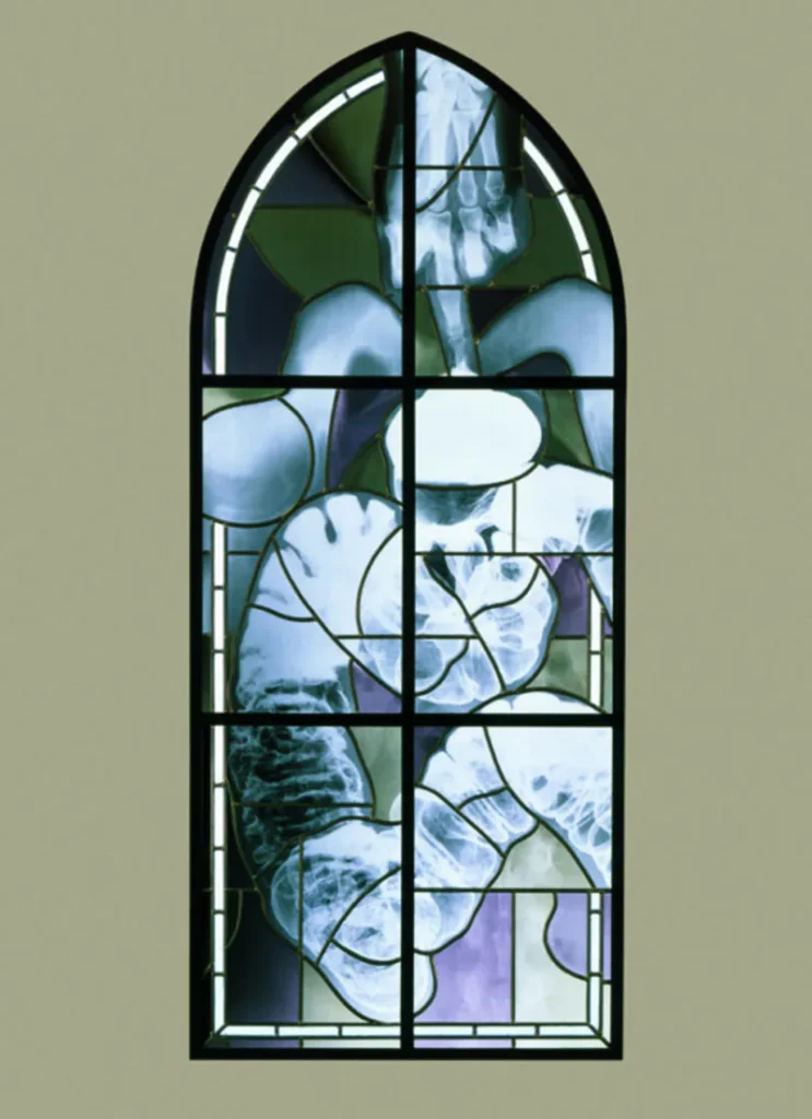 Wim Delvoye's X-Ray Gothic Stained Glass Art