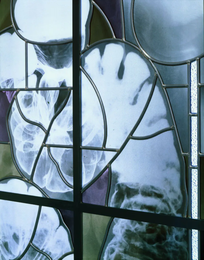 Wim Delvoye's X-Ray Gothic Stained Glass Art