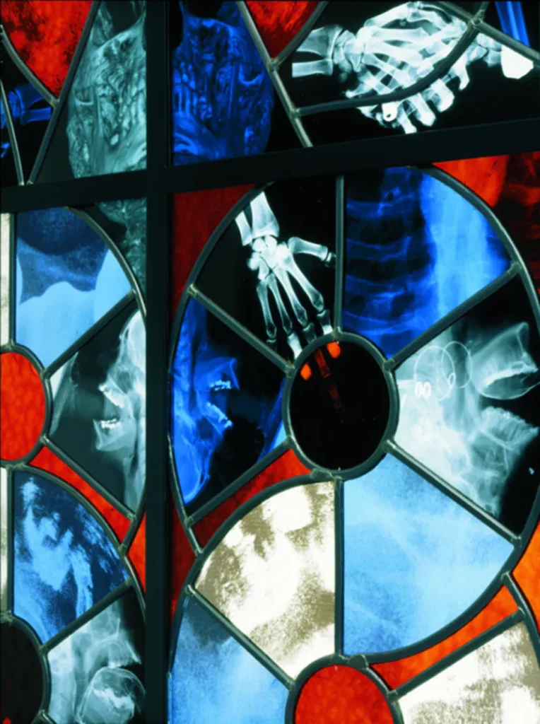 Wim Delvoye's X-Ray Gothic Stained Glass Art