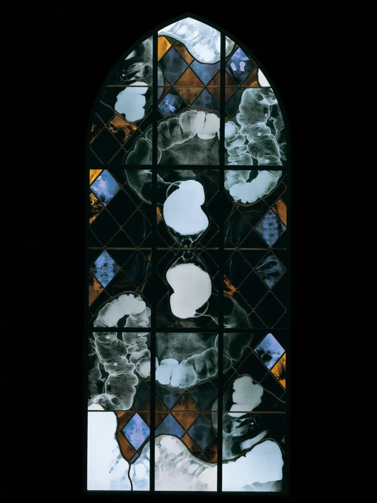 Wim Delvoye's X-Ray Gothic Stained Glass Art