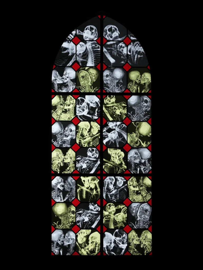Wim Delvoye's X-Ray Gothic Stained Glass Art