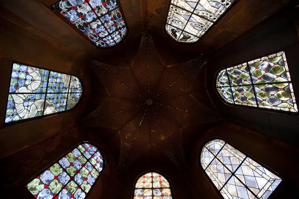 Wim Delvoye's X-Ray Gothic Stained Glass Art