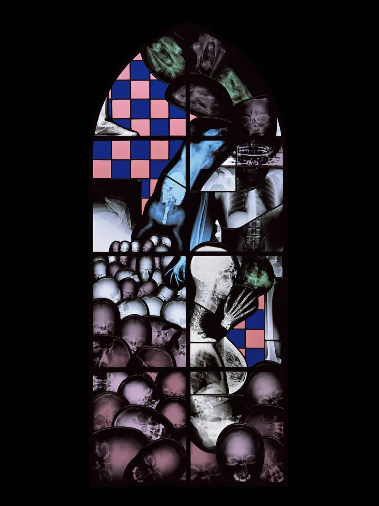 Wim Delvoye's X-Ray Gothic Stained Glass Art