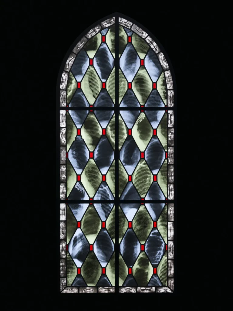 Wim Delvoye's X-Ray Gothic Stained Glass Art