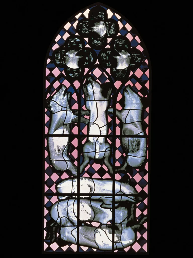 Wim Delvoye's X-Ray Gothic Stained Glass Art