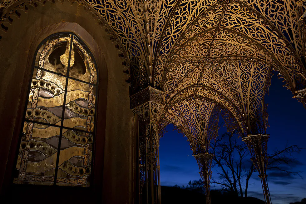 Wim Delvoye's X-Ray Gothic Stained Glass Art