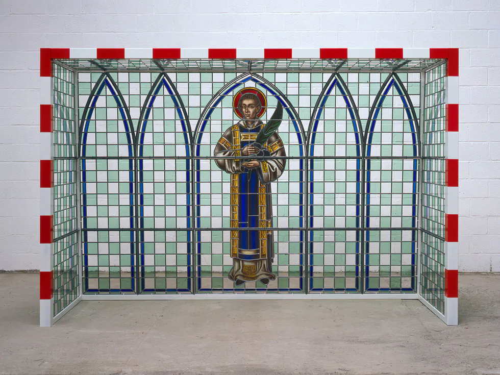 Wim Delvoye's X-Ray Gothic Stained Glass Art