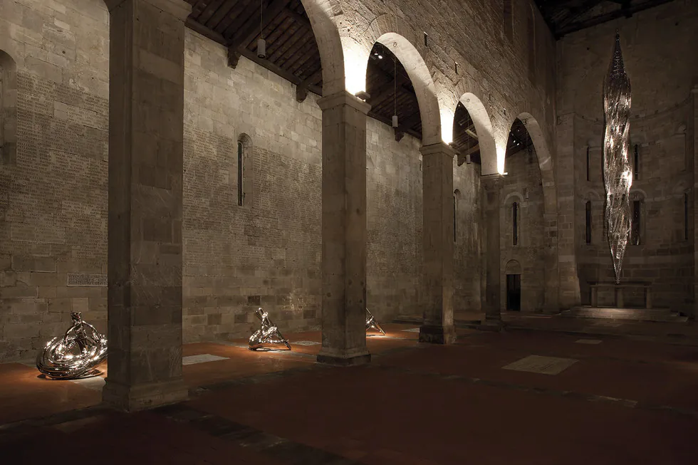 Wim Delvoye's X-Ray Gothic Stained Glass Art