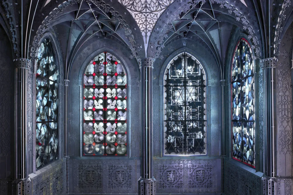 Wim Delvoye's X-Ray Gothic Stained Glass Art