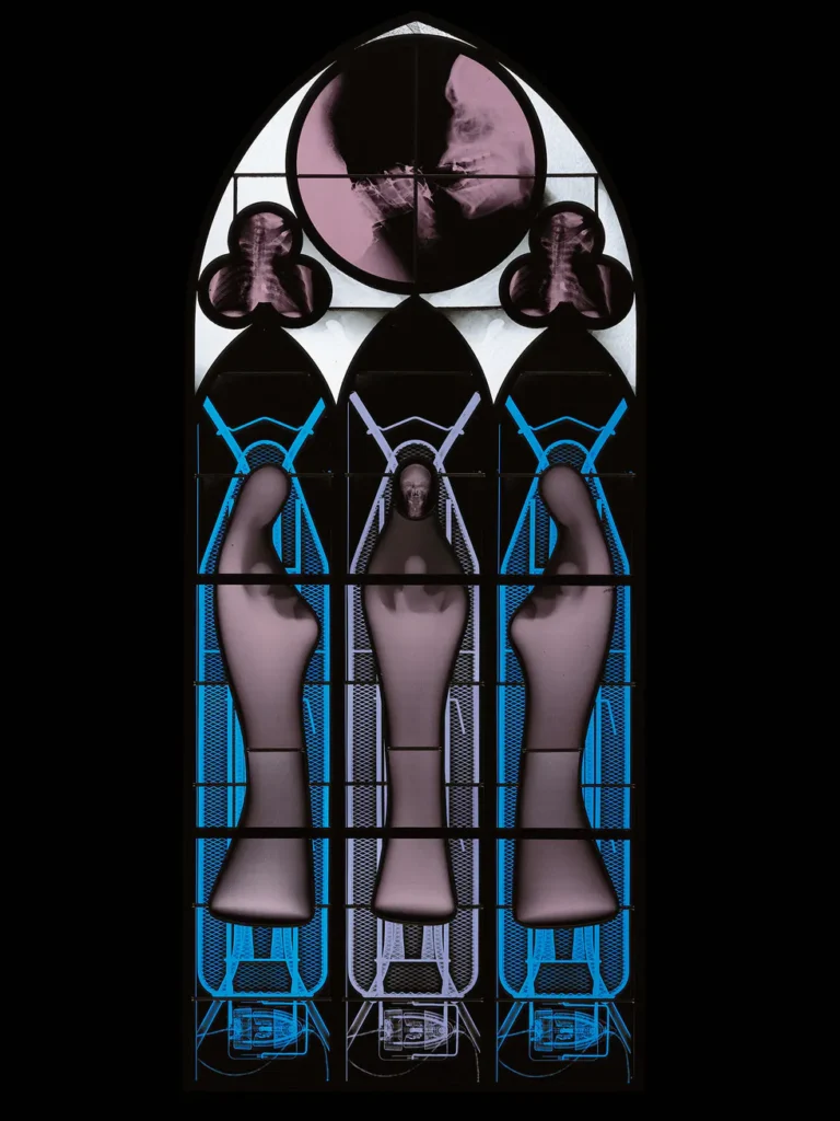 Wim Delvoye's X-Ray Gothic Stained Glass Art