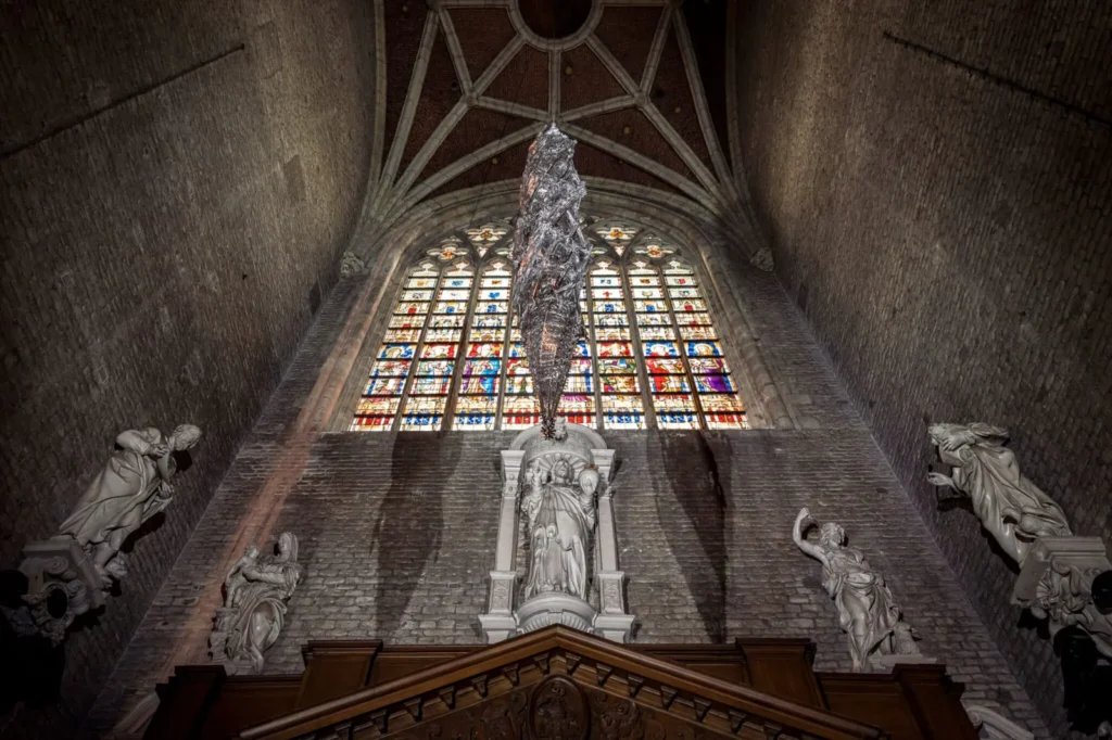 Wim Delvoye's X-Ray Gothic Stained Glass Art