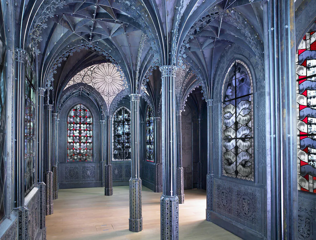 Wim Delvoye's X-Ray Gothic Stained Glass Art