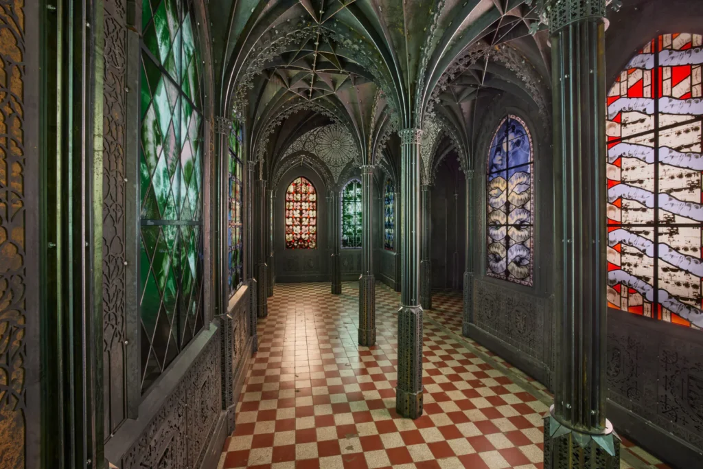 Wim Delvoye's X-Ray Gothic Stained Glass Art
