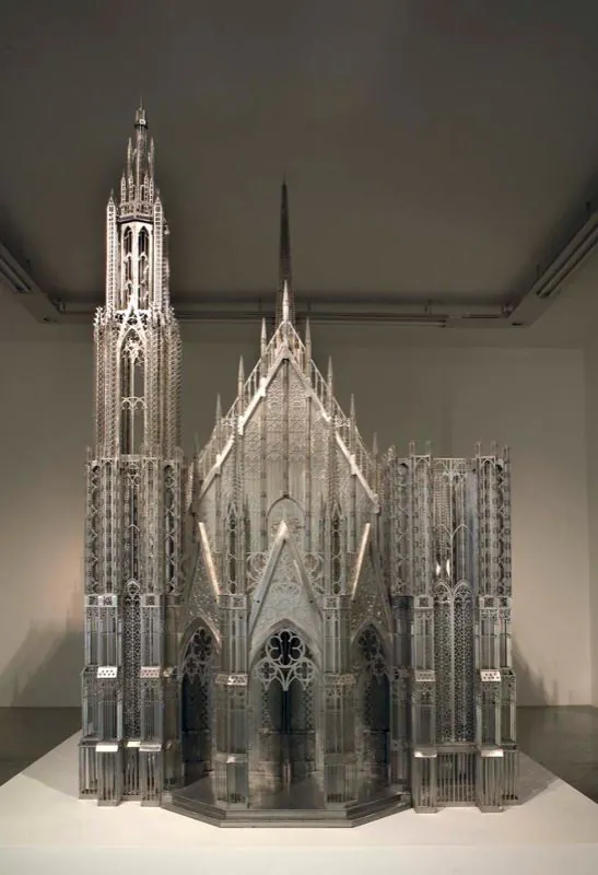 Wim Delvoye's X-Ray Gothic Stained Glass Art