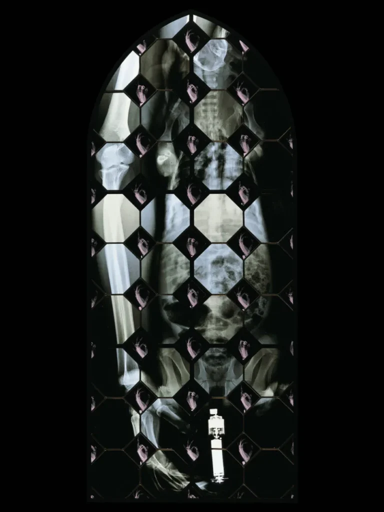 Wim Delvoye's X-Ray Gothic Stained Glass Art