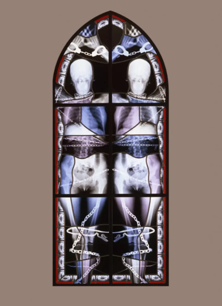 Wim Delvoye's X-Ray Gothic Stained Glass Art