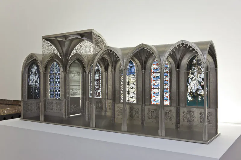 Wim Delvoye's X-Ray Gothic Stained Glass Art