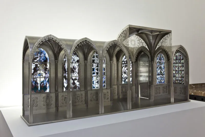 Wim Delvoye's X-Ray Gothic Stained Glass Art