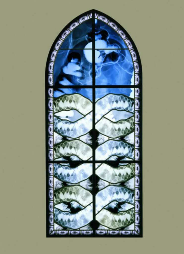 Wim Delvoye's X-Ray Gothic Stained Glass Art