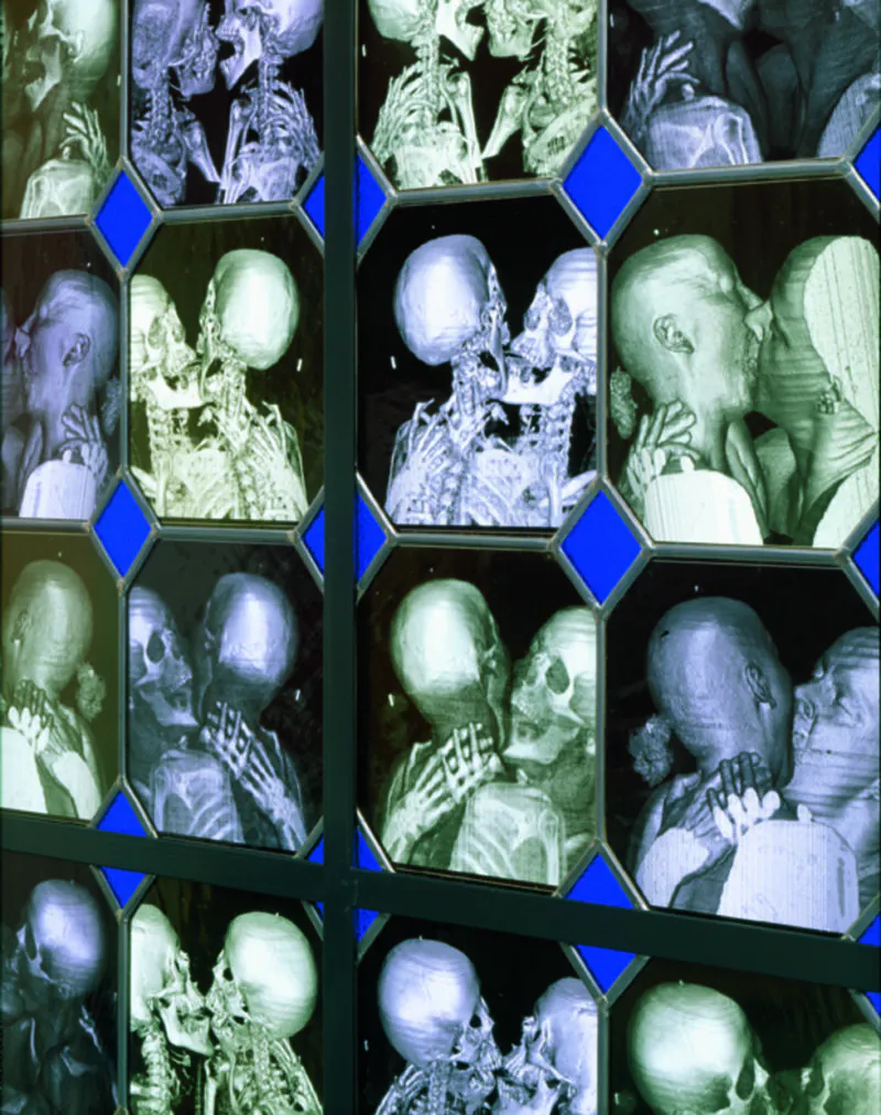 Wim Delvoye's X-Ray Gothic Stained Glass Art