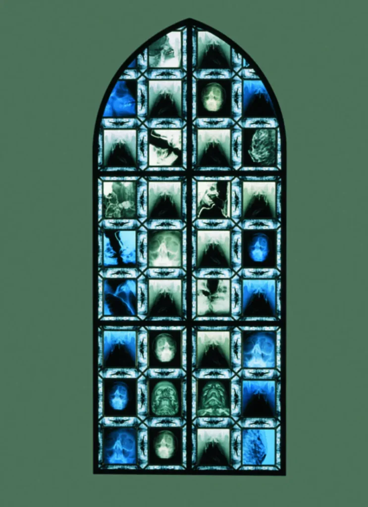 Wim Delvoye's X-Ray Gothic Stained Glass Art