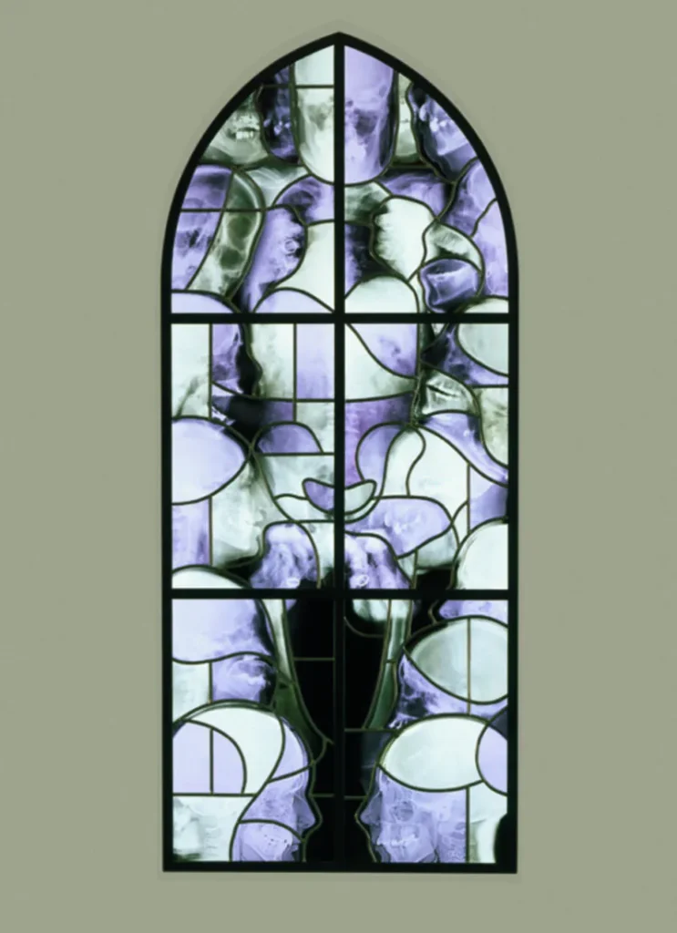 Wim Delvoye's X-Ray Gothic Stained Glass Art