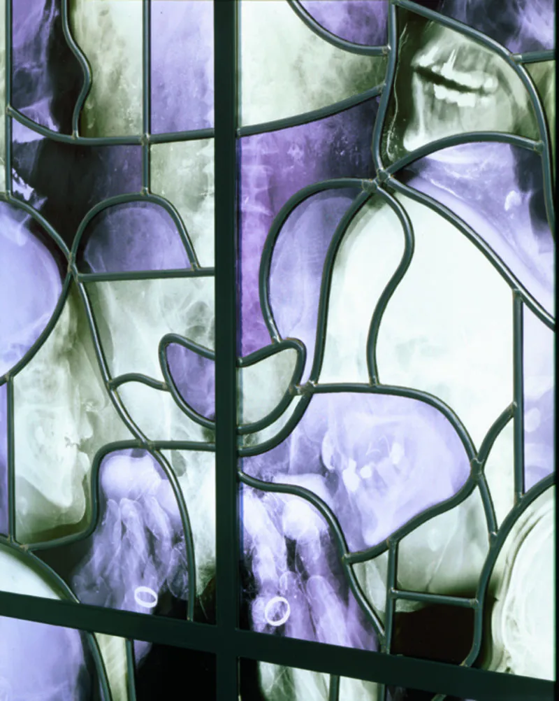 Wim Delvoye's X-Ray Gothic Stained Glass Art