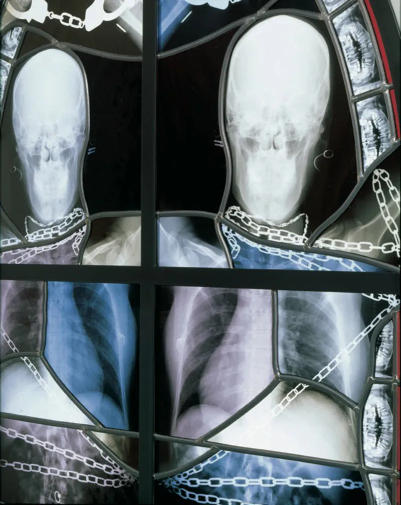 Wim Delvoye's X-Ray Gothic Stained Glass Art